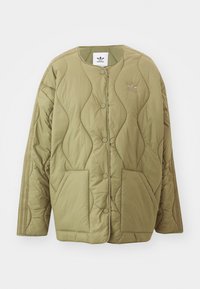 QUILTED LINER - Zimní bunda - olive strata