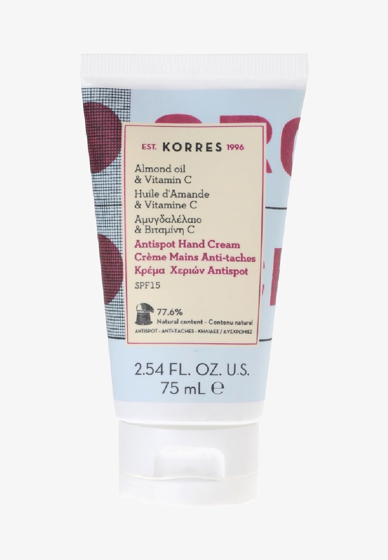 KORRES ALMOND OIL & VITAMIN C ANTI-SPOT HAND CREME SPF15 - Crème mains