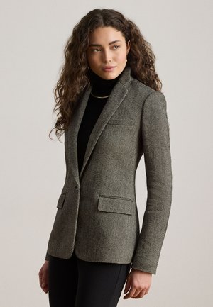 Lauren Ralph Lauren, HERRINGBONE BLAZER - Bleiser - black/cream multi