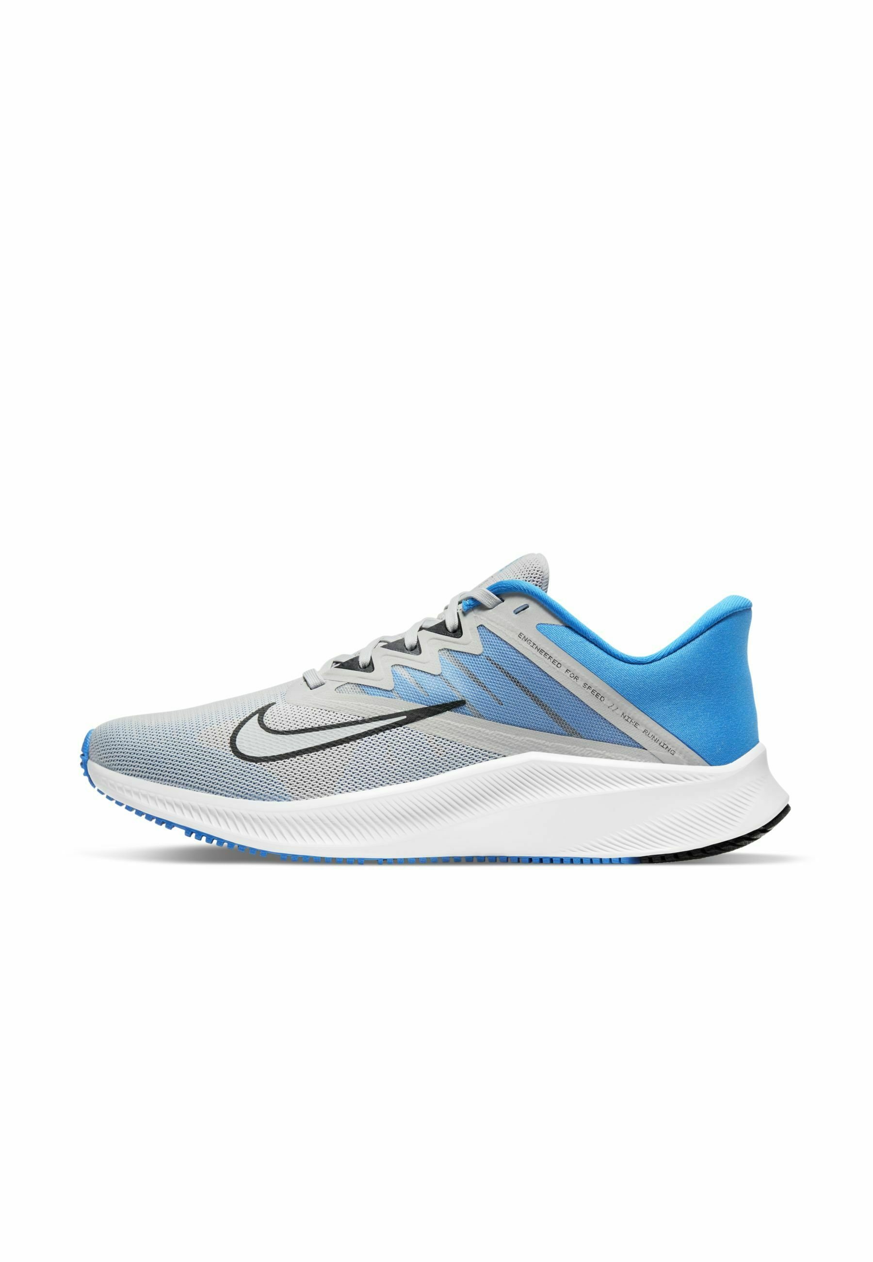 Nike Performance QUEST 3 - Zapatillas de running neutras - grey fog photo  blue particle grey dark smoke grey/gris - Zalando.es
