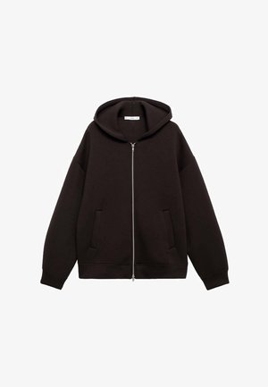 Sweat zippé - brown