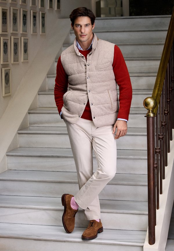 LUX - Waistcoat - chino beige2