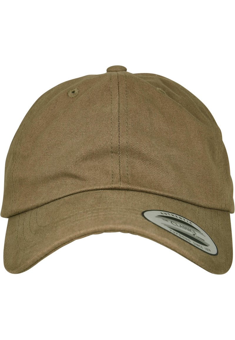 Flexfit PEACHED COTTON TWILL DAD - Šiltovka - loden