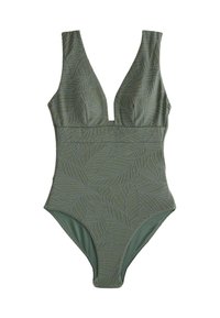 Unausgewählt, khaki green leaf textured