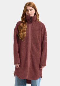 Didriksons JILL LONG FULL-ZIP - Fleecejacke - old rust