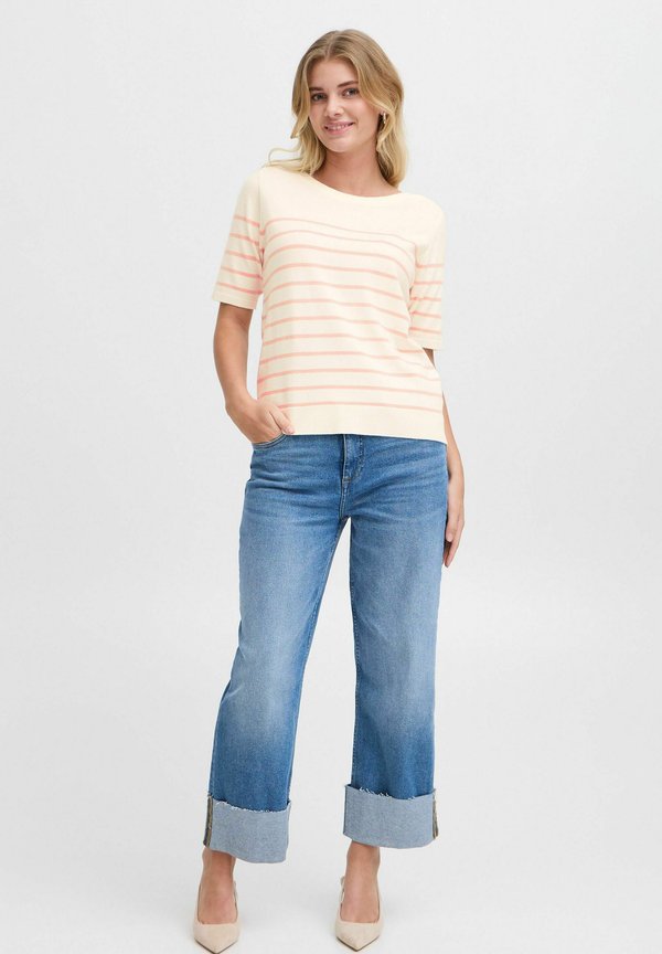 FRADDI - Print T-shirt - rose smoke mix3