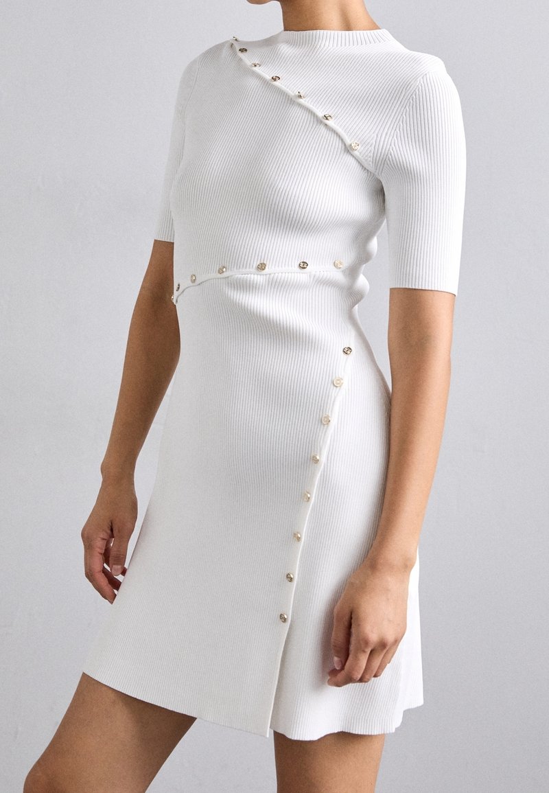 Maje Shift dress - white - (Pre-owned) - Zalando.ie