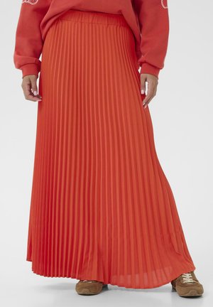 CRCHARLINE PLISSE SKIRT - Plisirano krilo - orange