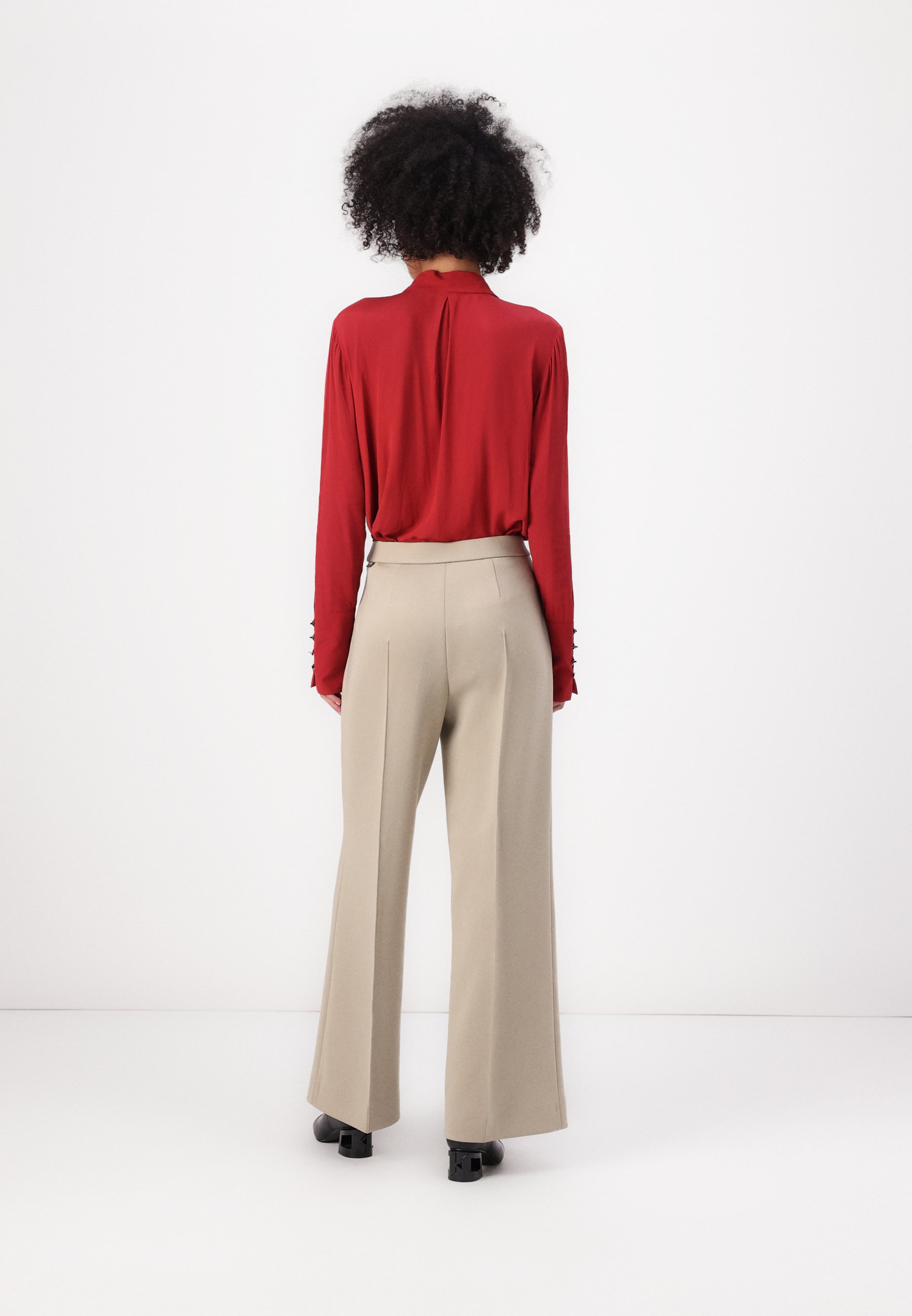 売れ筋商品|||イチ シャツ レディース トップス IHMAIN  - Button-down blouse - rooibos tea ICHI IHMain - Button-down blouse - rooibos tea/orange - Zalando