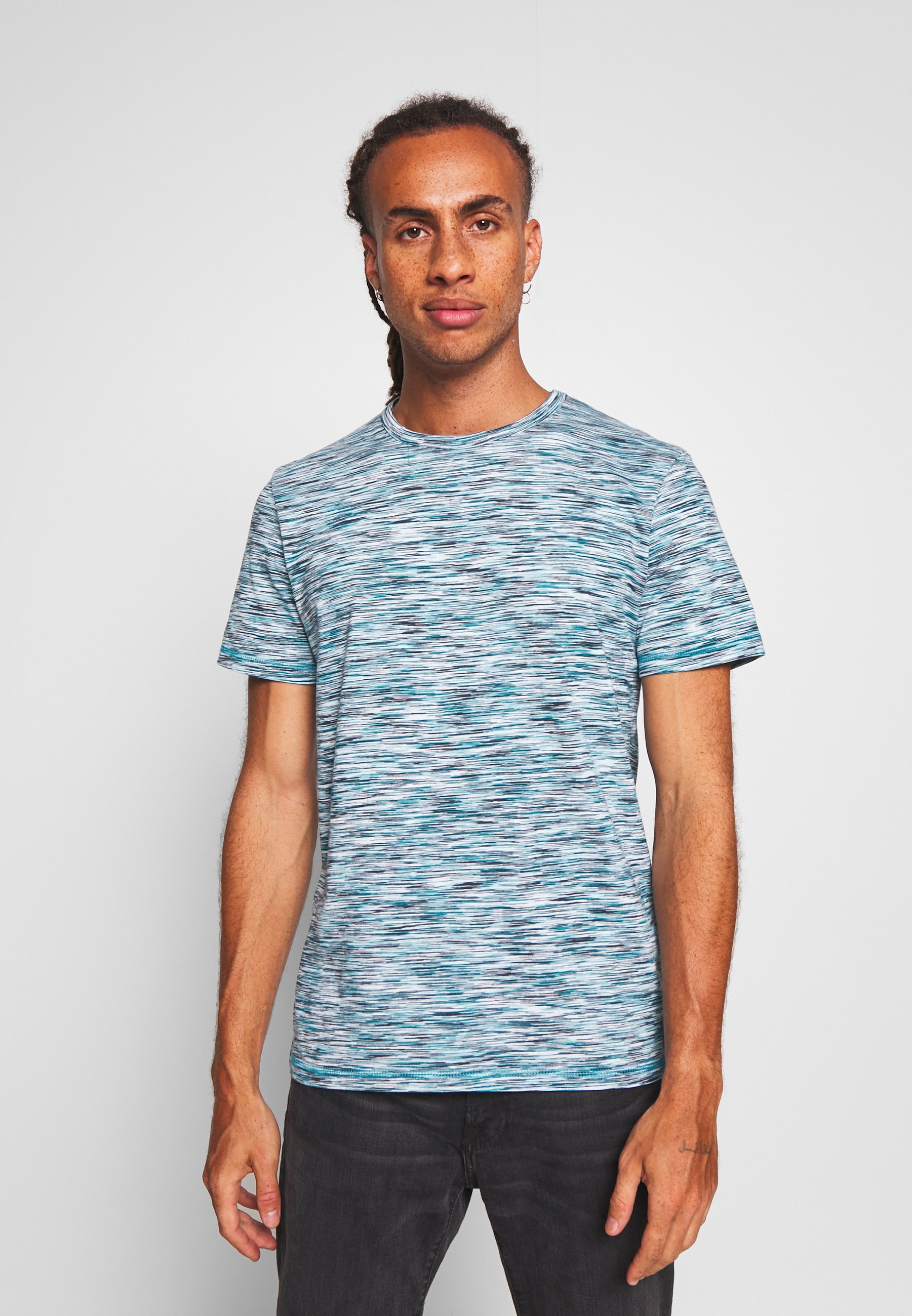patterned short sleeve button up