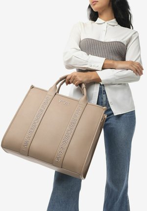 V73, Shopping bag - beige