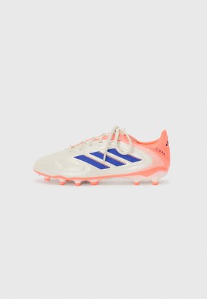 adidas Performance COPA PURE UNISEX - Nogometne kopačke za trdo podlago - off white/lucid blue/signal coral