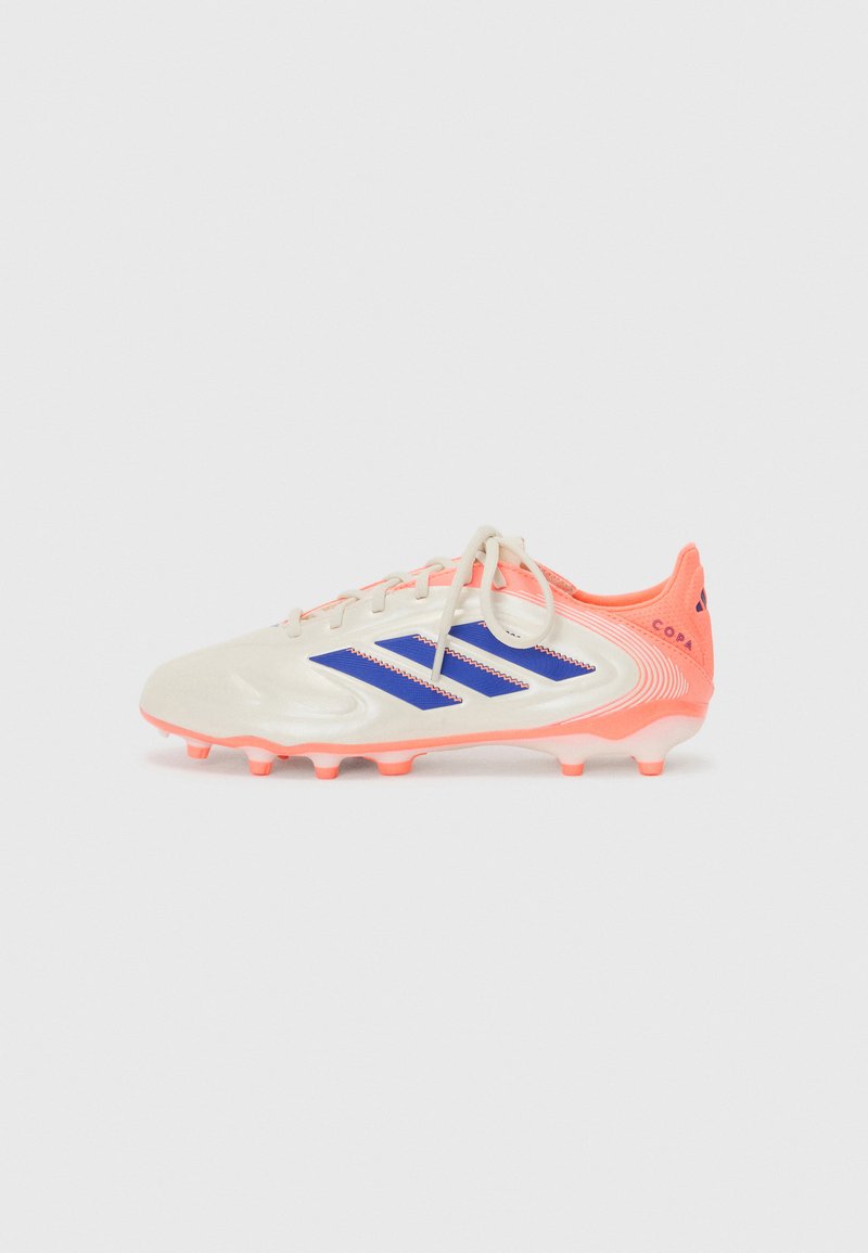 adidas Performance COPA PURE UNISEX - Scarpe da calcio per terreni duri - off white/lucid blue/signal coral