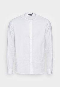 STRAIGHT FIT FABRIC - Camisa - white
