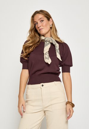 LIVA TEE - Základné tričko - fudge purple 2