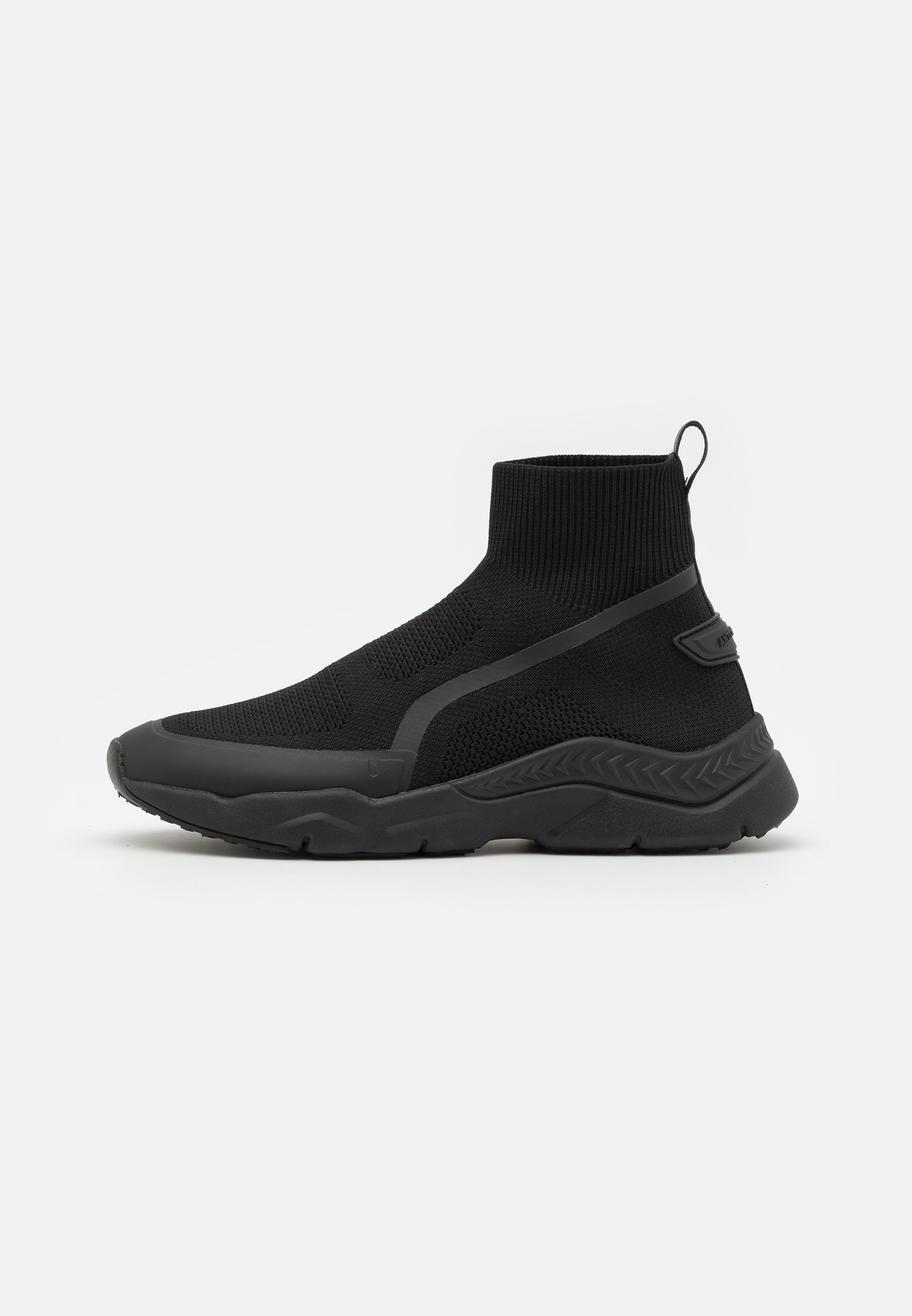 Antony Morato RUNNING SOCK ROOT CREED AND 3D LOGO SHIELD - Sneakers alte -  black/nero - Zalando
