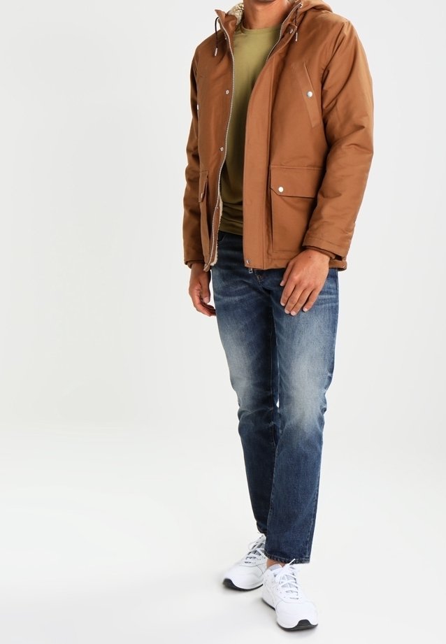 Veste Bomber River Island - Taille M - Bleu/noir - Occasion Très Bon état