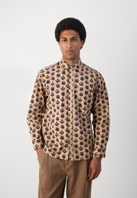 Scotch & Soda STRUCTURED PRINTED SHIRT - Camisa - blue/light brown