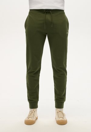 Superdry & Co PLAIN JOGGERS - Træningsbukser - army green
