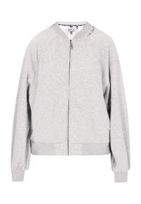 Bomber bunda - grau melange