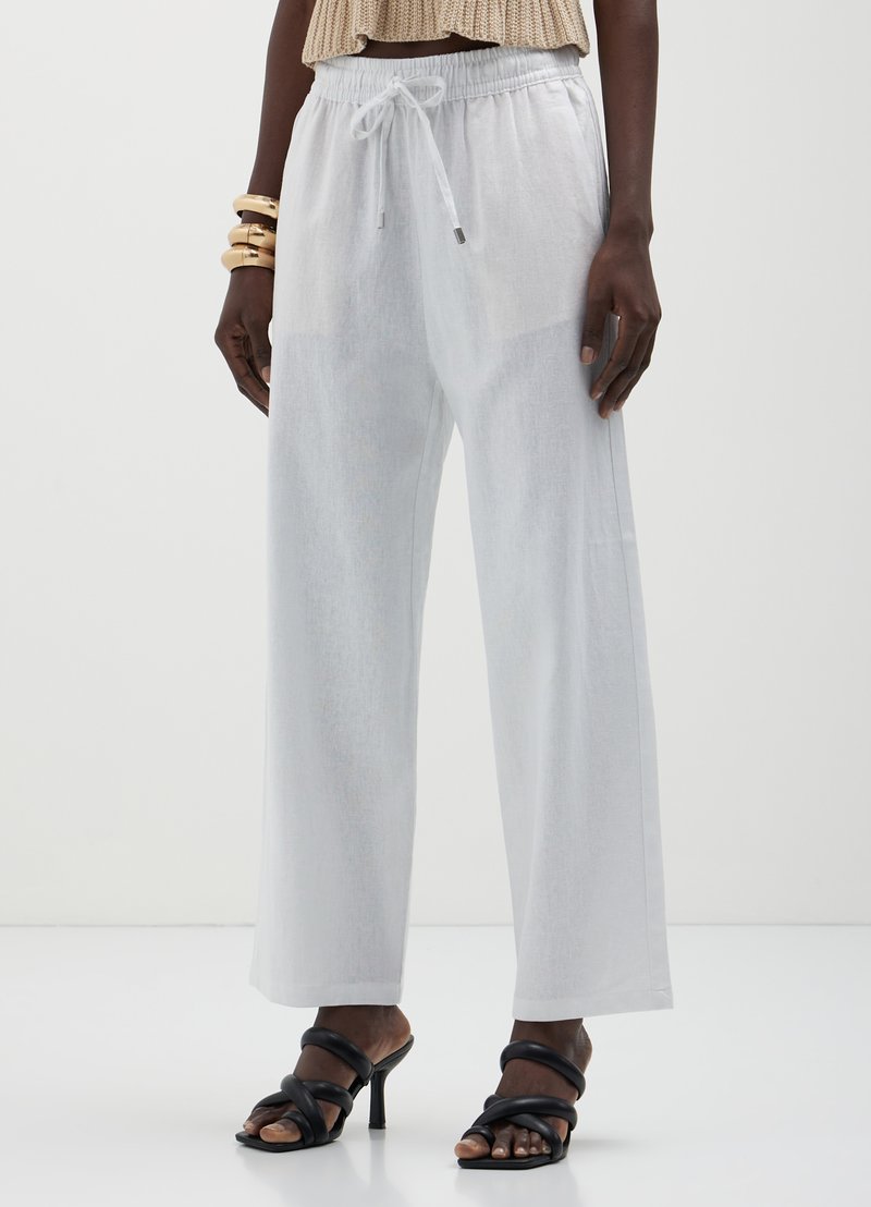 Calliope JOGGER - Pantalon classique - bianco