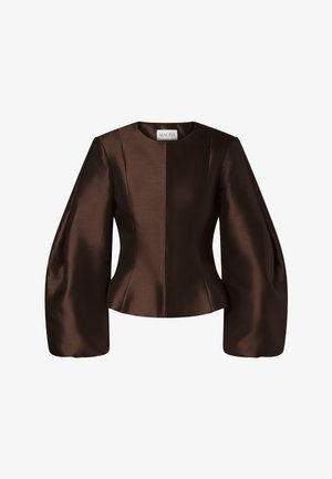 Malina, VENDELA BALLOON SLEEVE BLOUSE - Blouse - dark brown