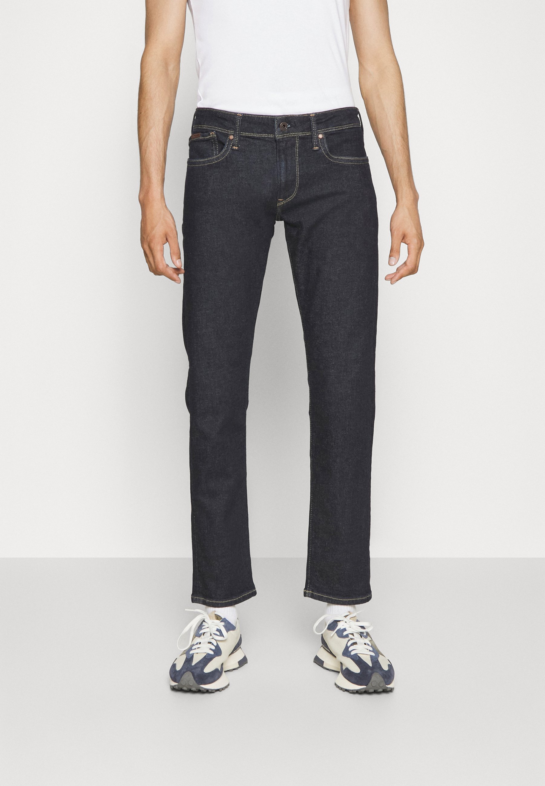 Pepe Jeans Jeans Slim Uomo 'Hatch' - Modello Stretto Vita Alta, Cotone Con Elastan, Lavaggio Scuro