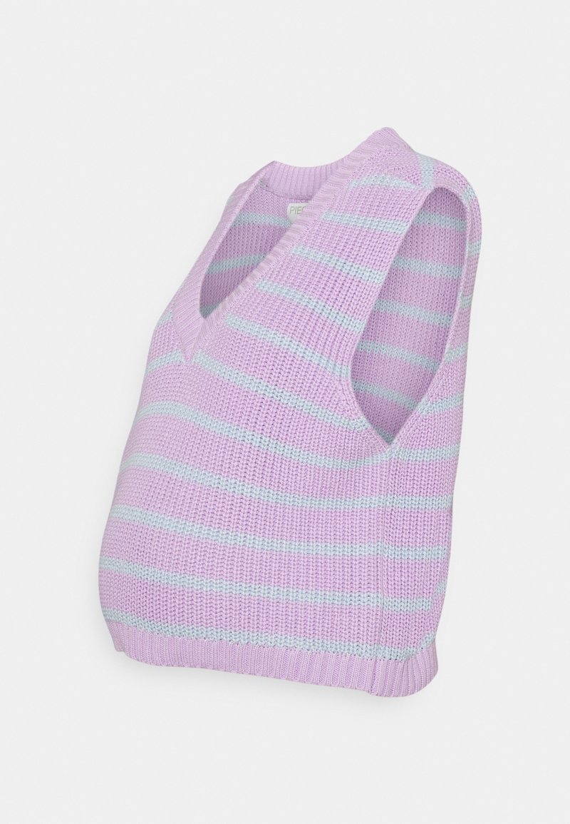 Pieces Maternity Stickad tröja - purple