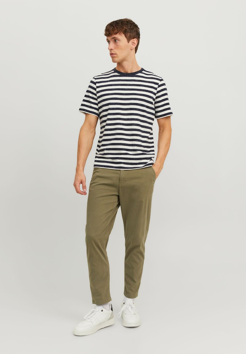 jack & jones Chino olijfgroen gemêleerd