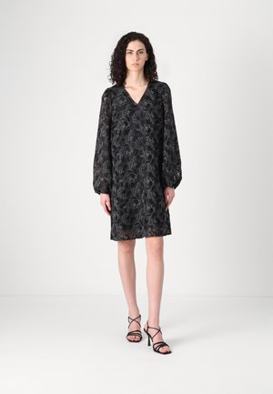 YASSIGGA DRESS - Vestito elegante - black/silver