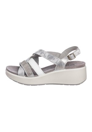 Enval Soft Sandali con plateau - white