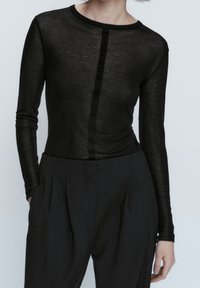 Massimo Dutti Broek - black