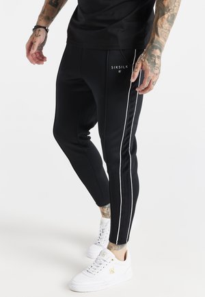 MONO IMPERIAL PLEATED PANTS - Spodnie treningowe - black/white