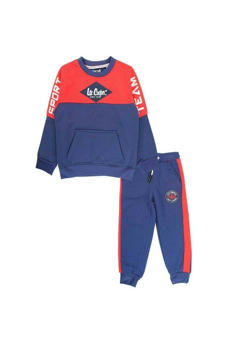 Lee Cooper Joggers da Ragazzo Suit-Dress Set, Grigio, 5 Anni Boy's
