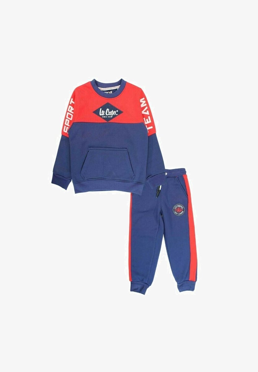 Lee Cooper Joggers da Ragazzo Suit-Dress Set, Grigio, 5 Anni Boy's Lee Cooper Joggers da Ragazzo Suit-Dress Set, Grigio, 5 Anni Boy's