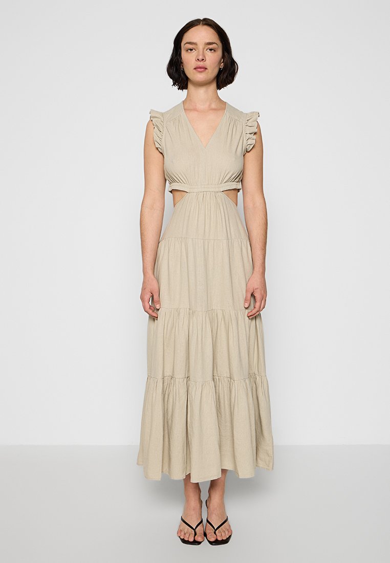 DKNY Maxi-jurk zandkleur