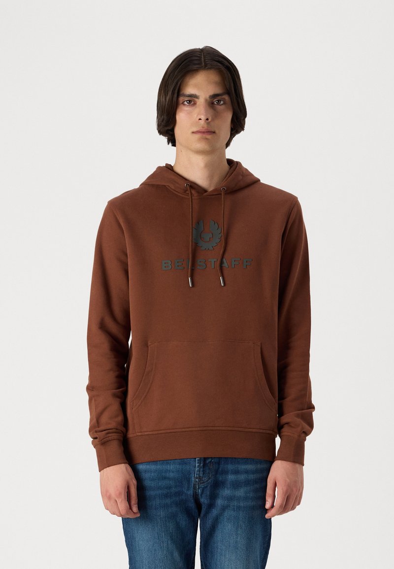 Belstaff SIGNATURE HOODIE - Kapucni - deep copper