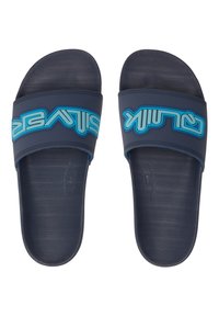 Quiksilver RIVI WORDMARK II - Matalakantaiset pistokkaat - blue