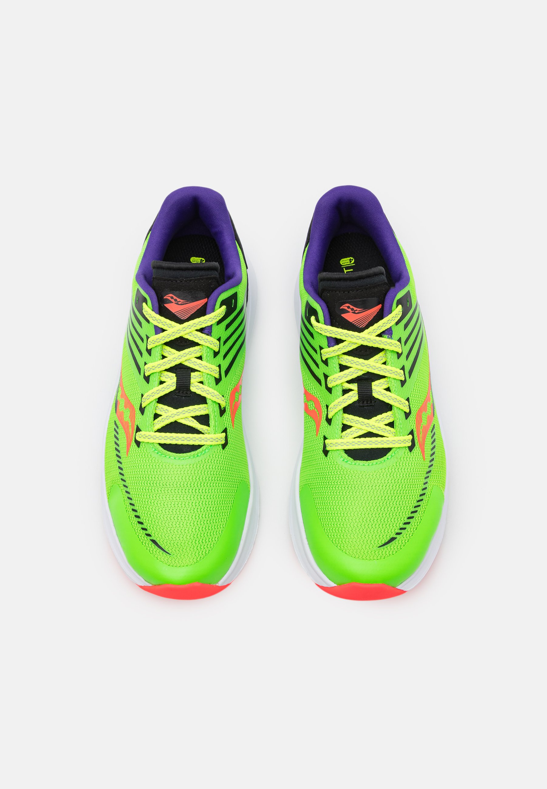 Saucony KINVARA 12 A/C UNISEX - Zapatillas de running neutras - vizi/verde  neón - Zalando.es