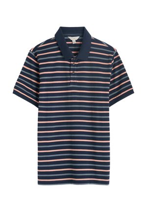 Seasalt Cornwall Polotričko - navy duet breton maritime oyster pink