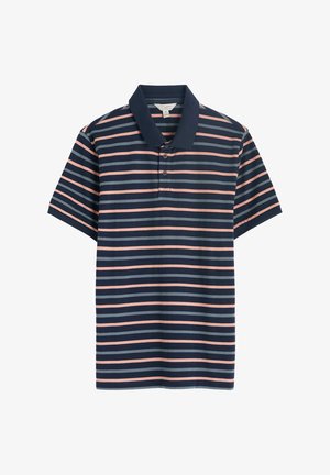 Seasalt Cornwall Polotričko - navy duet breton maritime oyster pink