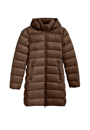 HOODED SUZETTE PATCH - Wintermantel - brown