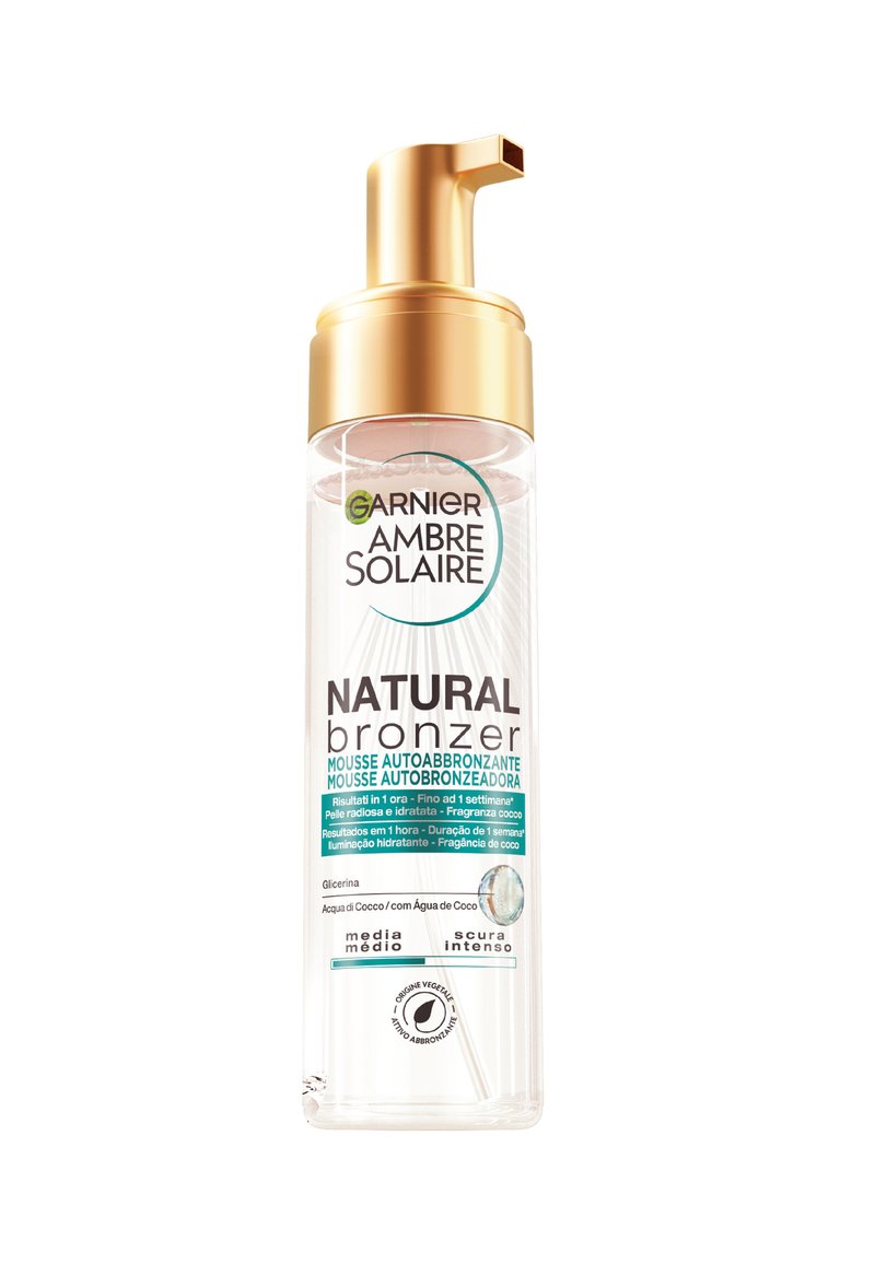 Garnier - AMBRE SOLAIRE BRONZER MOUSSE AUTOABBRONZANTE - Autoabbronzante - trasparente, Ingrandire