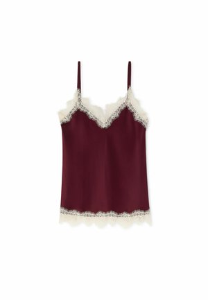 Intimissimi, CONTRASTING COLOUR - Nattøj trøjer - burgundy