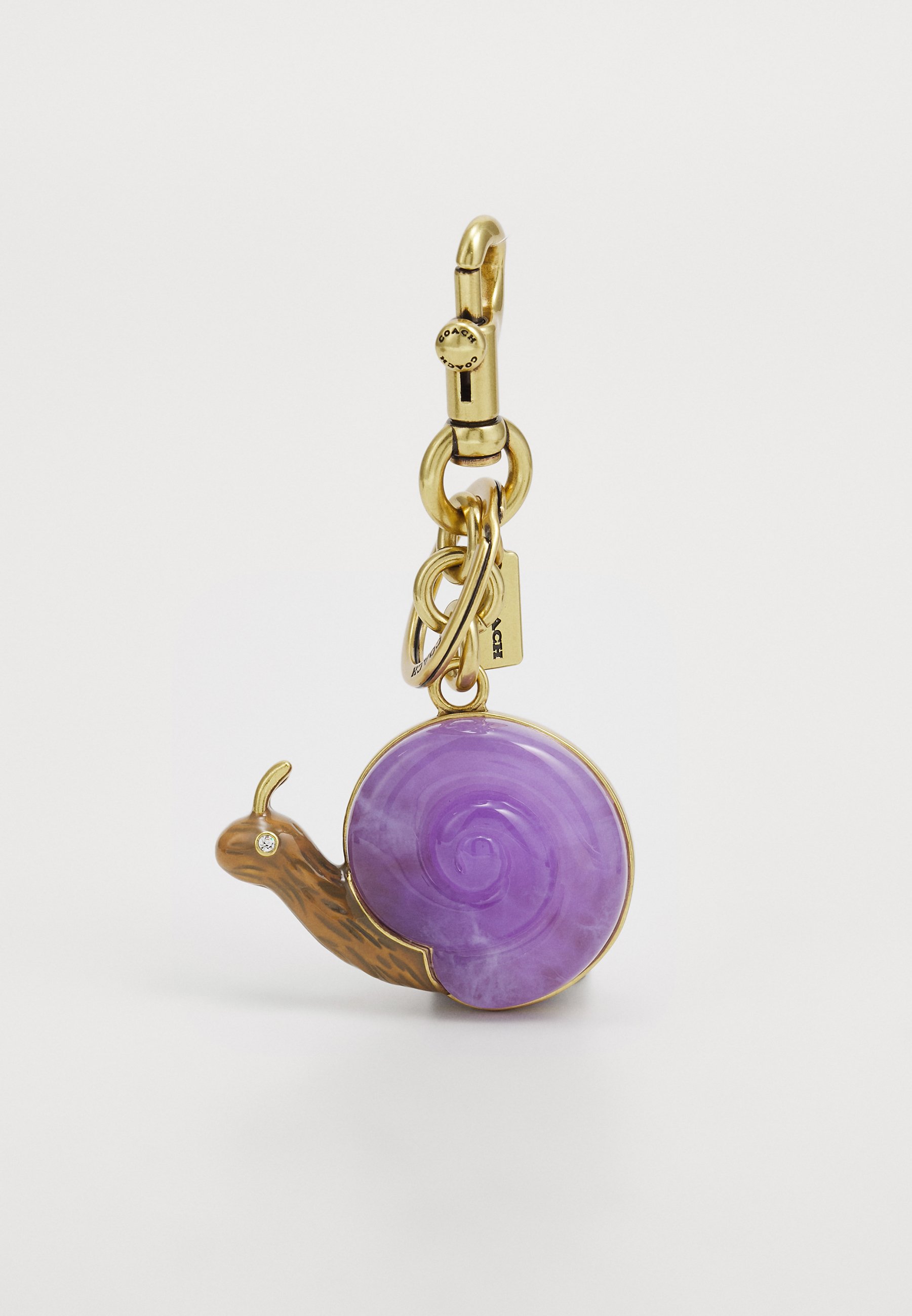 COACH SNAIL BAG CHARM - Keyring - purple - Zalando