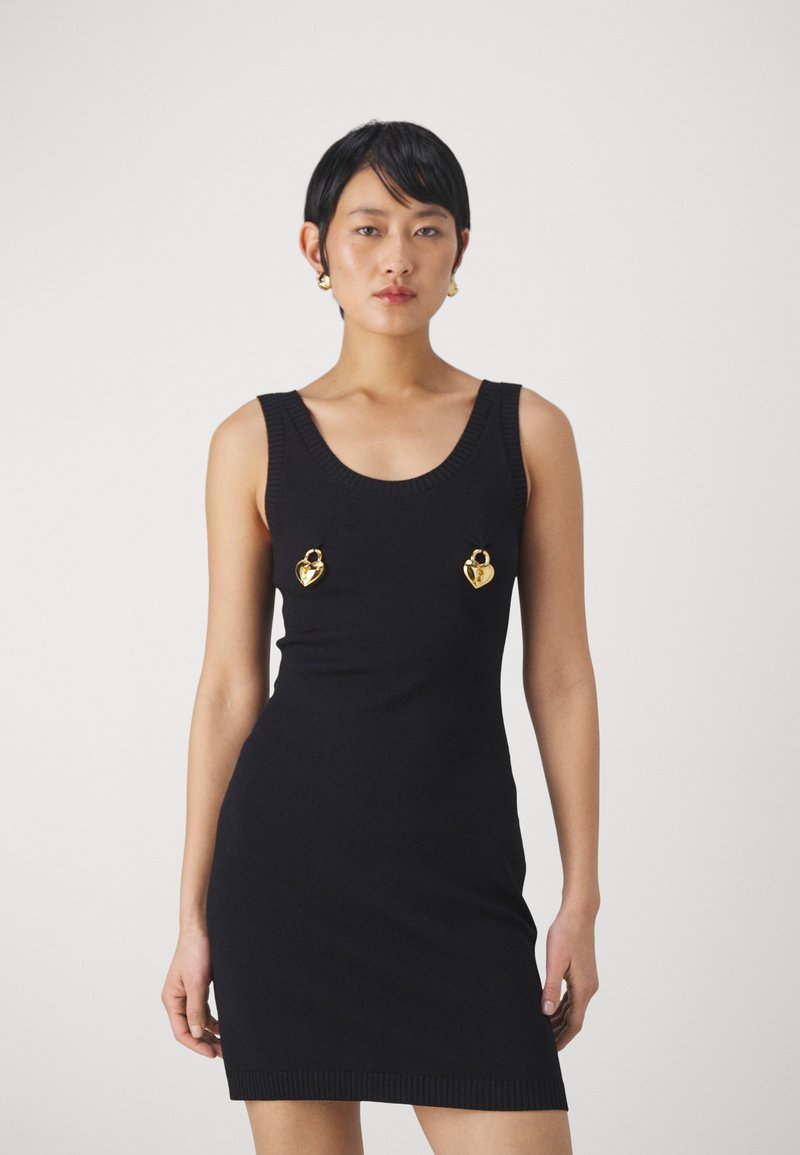 MOSCHINO - DRESS - Shift dress - black, Enlarge