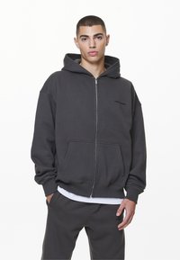 Pegador LOGO OVERSIZED JACKET - Sweatjakke - washed volcano grey