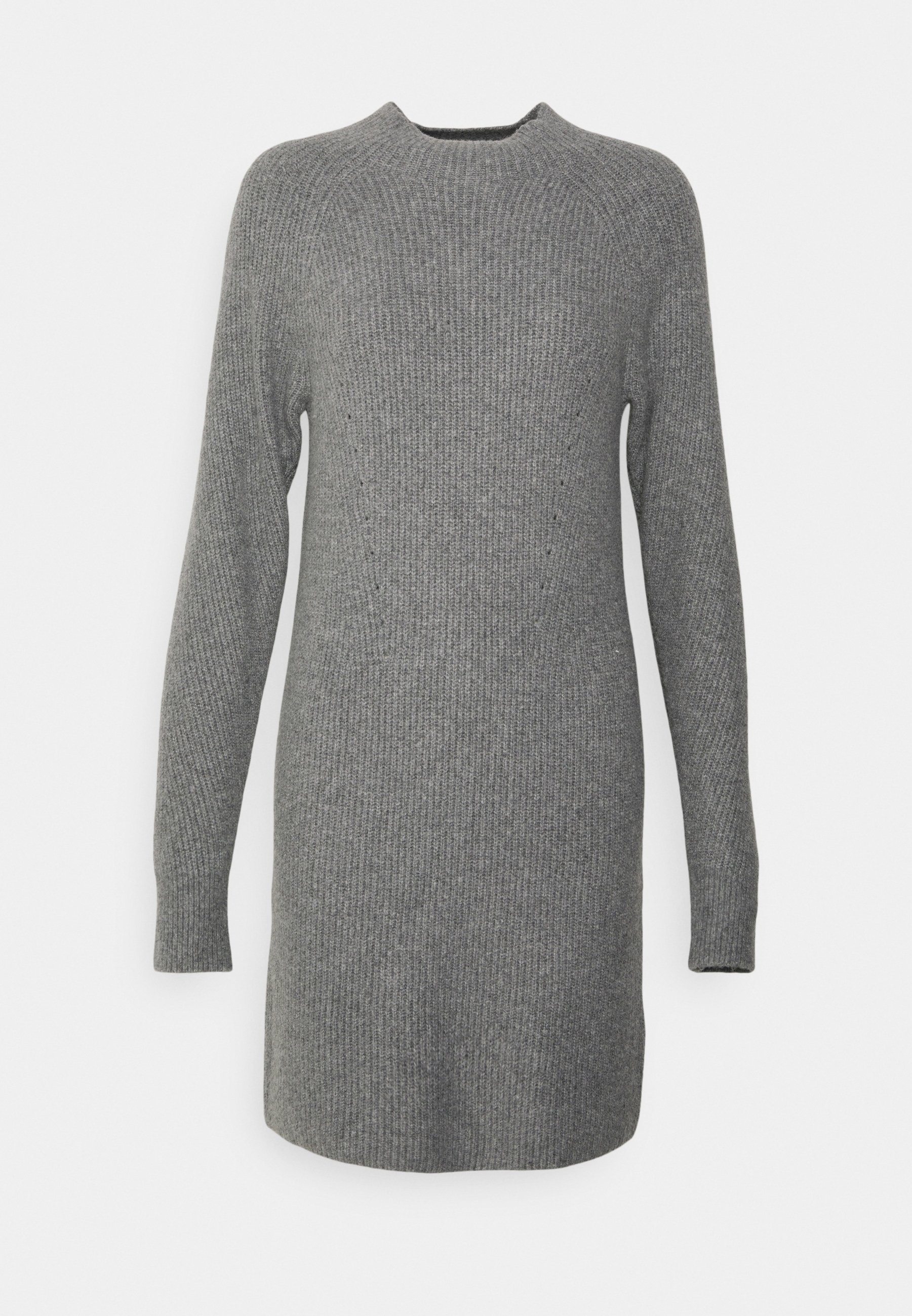 Abercrombie & Fitch INTEREST EASY - Pletené šaty - heather gray