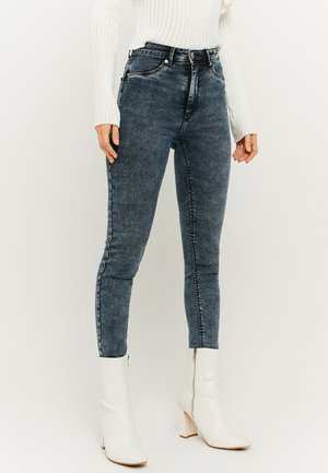 HIGH WAIST PUSH UP - Jeans Skinny Fit - blu