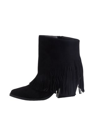 Bottines de cowboy / motard - black